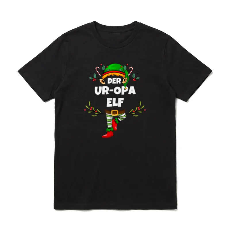 Ur-Opa Elf Weihnachten Elf T-Shirt – Klassisches T-Shirt in Schwarz