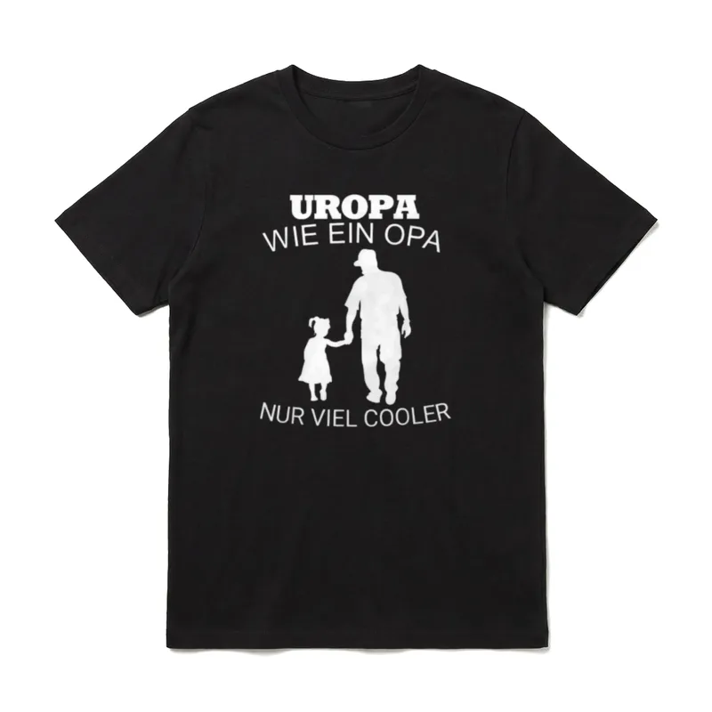 Uropa wie ein Opa T-Shirt – Klassisches T-Shirt in Schwarz