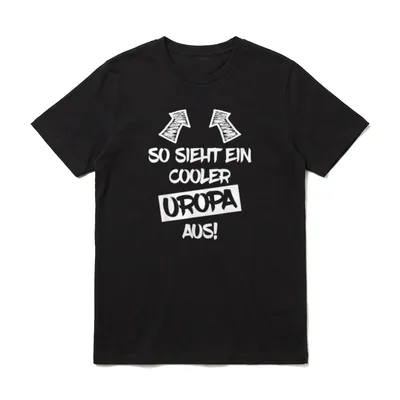 Cooler Uropa Geburt 2020 T-Shirt – Klassisches T-Shirt in Schwarz