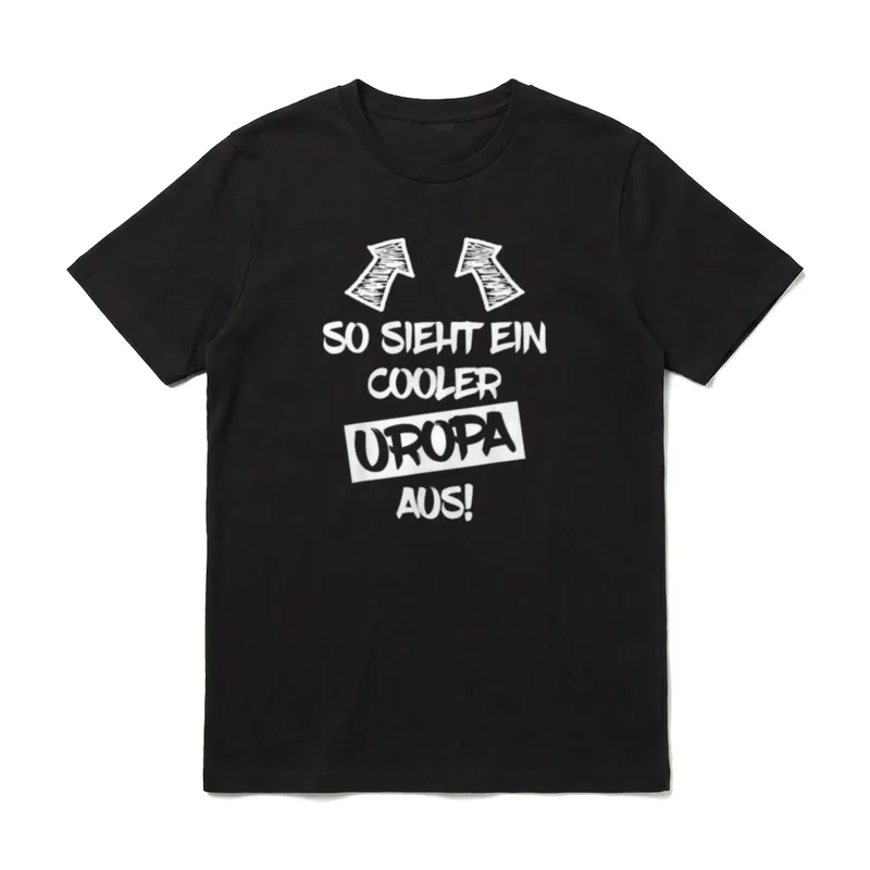 Cooler Uropa Geburt 2020 T-Shirt – Klassisches T-Shirt in Schwarz