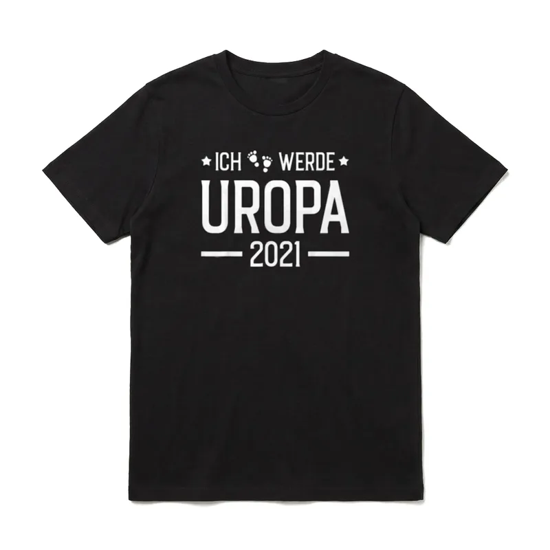 Ich werde Uropa 2021 T-Shirt – Klassisches T-Shirt in Schwarz
