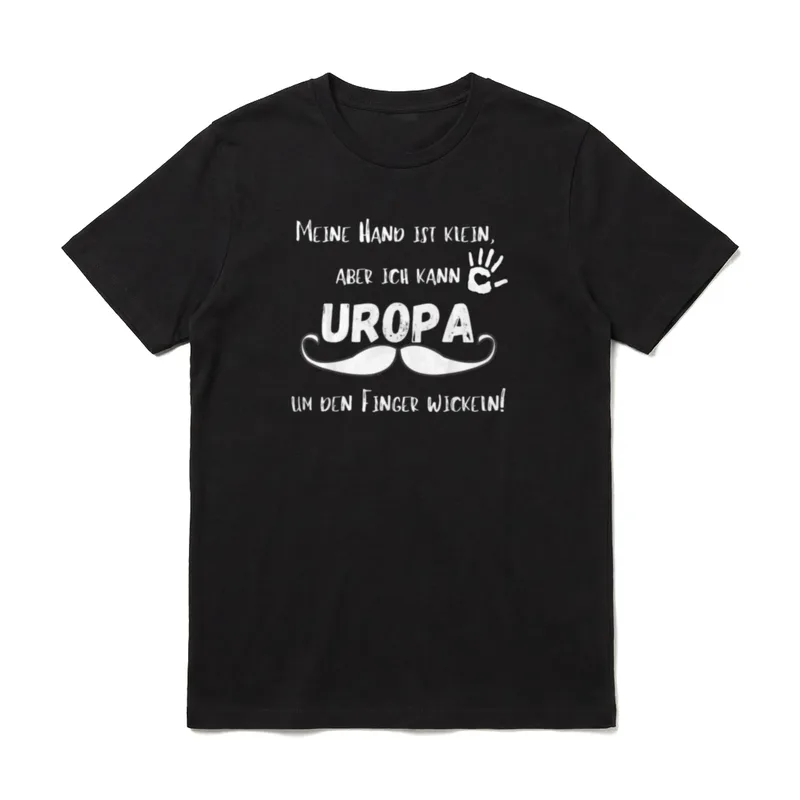 Uropa um den Finger T-Shirt – Klassisches T-Shirt in Schwarz