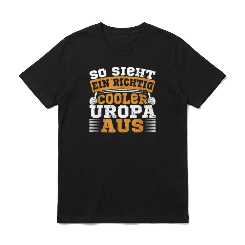 So sieht ein richtig T-Shirt – Klassisches T-Shirt in Schwarz