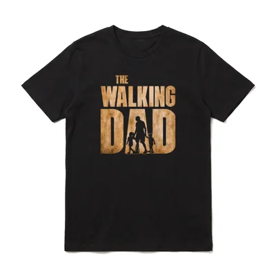 Walking Dad Funny Fathers T-Shirt – Klassisches T-Shirt in Schwarz