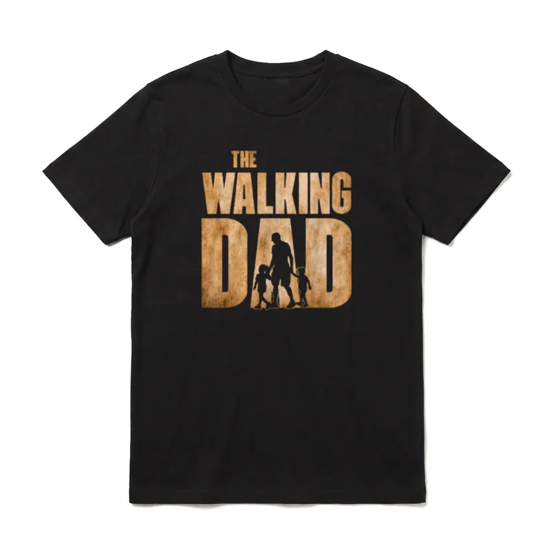 Walking Dad Funny Fathers T-Shirt – Klassisches T-Shirt in Schwarz