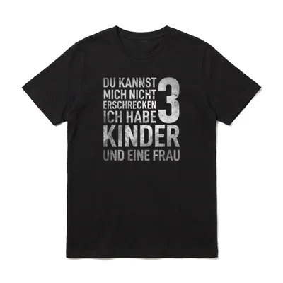 Du Kannst Mich Nicht T-Shirt – Klassisches T-Shirt in Schwarz