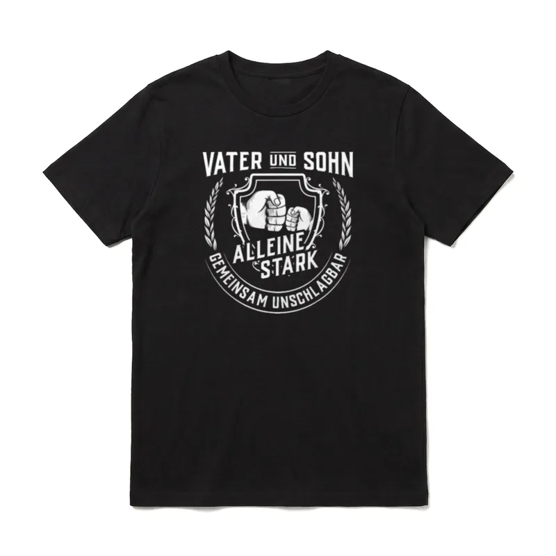 Vatertag Kind Vater Sohn T-Shirt – Klassisches T-Shirt in Schwarz