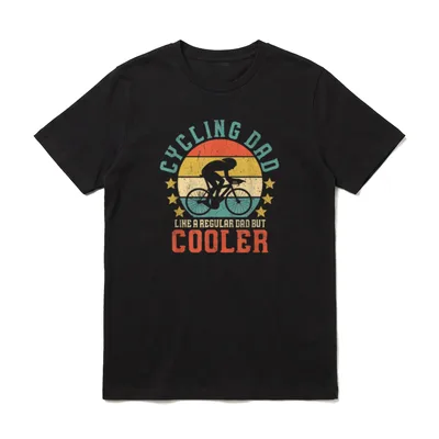 Cycling Dad Bike Rider T-Shirt – Klassisches T-Shirt in Schwarz