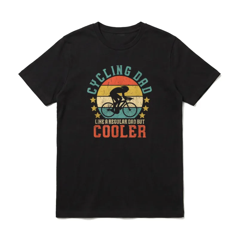 Cycling Dad Bike Rider T-Shirt – Klassisches T-Shirt in Schwarz