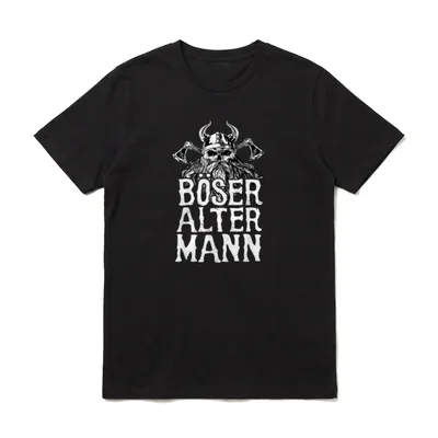 Böser alter Mann Vatertag T-Shirt – Klassisches T-Shirt in Schwarz