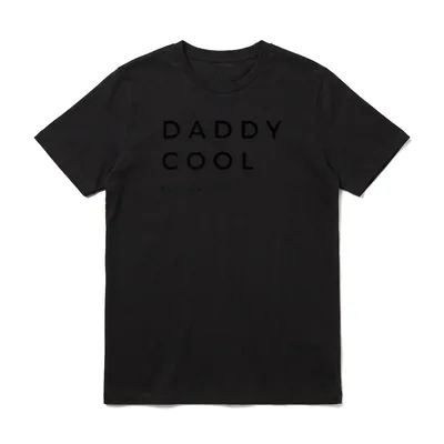 Daddy Cool Black Schwarz T-Shirt – Klassisches T-Shirt in Schwarz