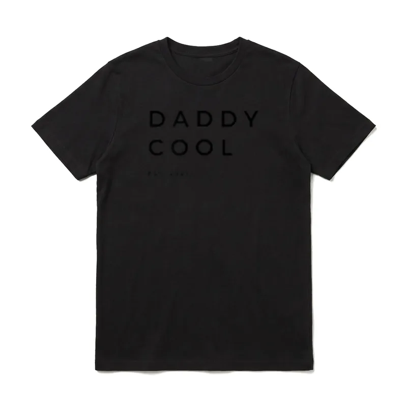 Daddy Cool Black Schwarz T-Shirt – Klassisches T-Shirt in Schwarz