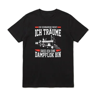 Eisenbahner Zug & Lokomotiven T-Shirt – Klassisches T-Shirt in Schwarz