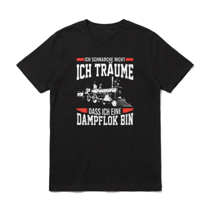 Eisenbahner Zug & Lokomotiven T-Shirt – Klassisches T-Shirt in Schwarz