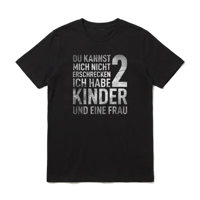 Du Kannst Mich Nicht Vatertag & Herrentag T-Shirt – Klassisches T-Shirt in Schwarz