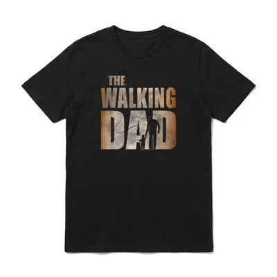The Walking Dad Vater T-Shirt – Klassisches T-Shirt in Schwarz
