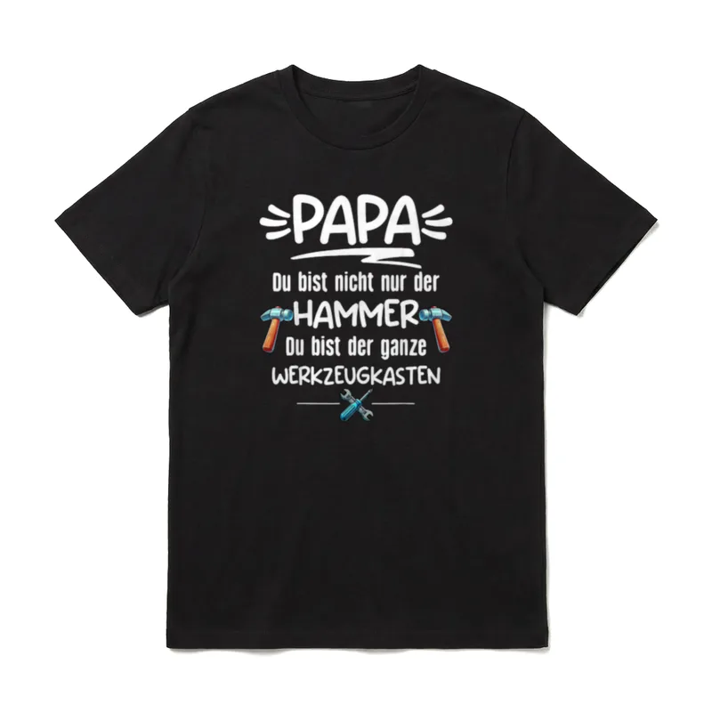 Papa Vatertagsgeschenk Papa T-Shirt – Klassisches T-Shirt in Schwarz