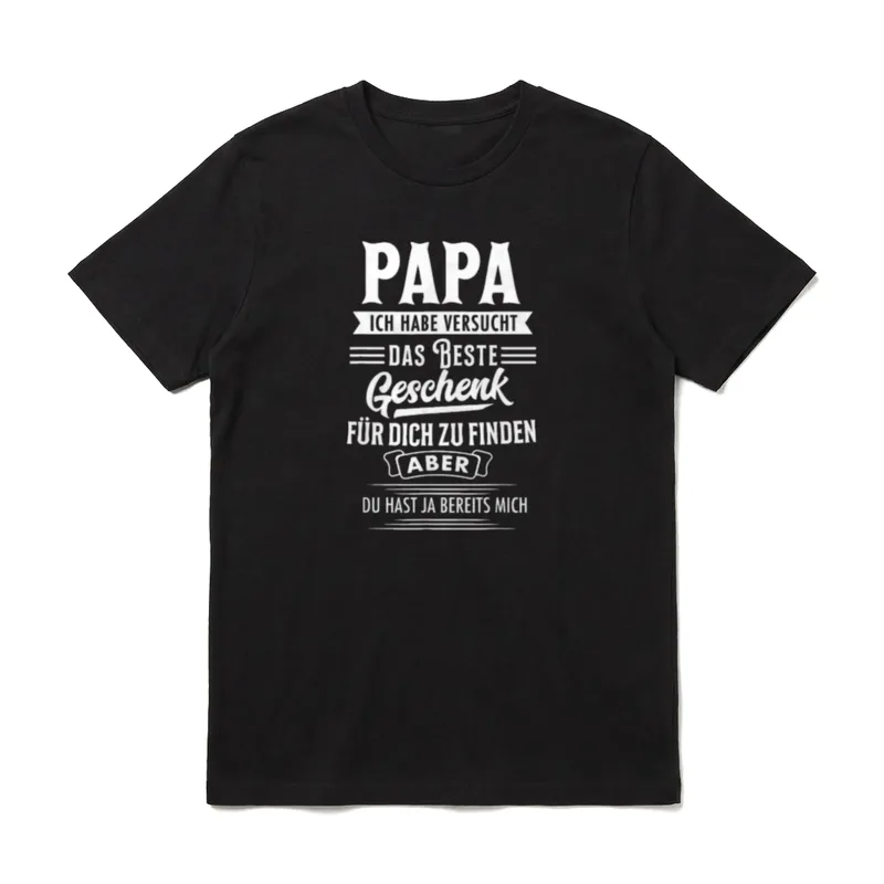 Vater Papa Eltern Vatertag T-Shirt – Klassisches T-Shirt in Schwarz