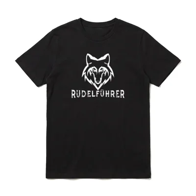 Wolf T Rudelführer Herrentag T-Shirt – Klassisches T-Shirt in Schwarz