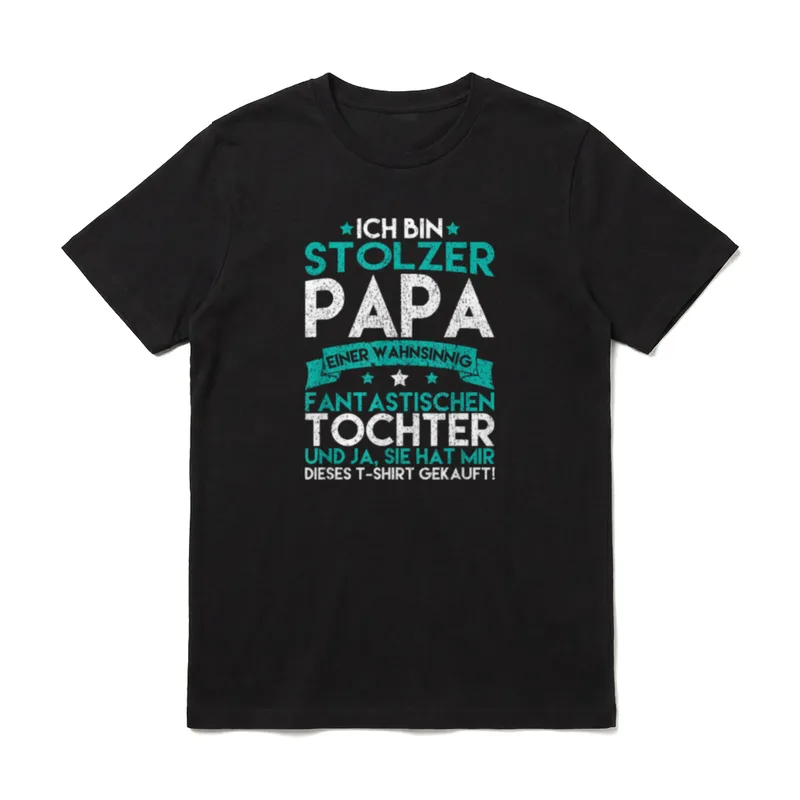 Papatagsgeschenk Herrentagsgeschenk Vatertagsshirt T-Shirt – Klassisches T-Shirt in Schwarz