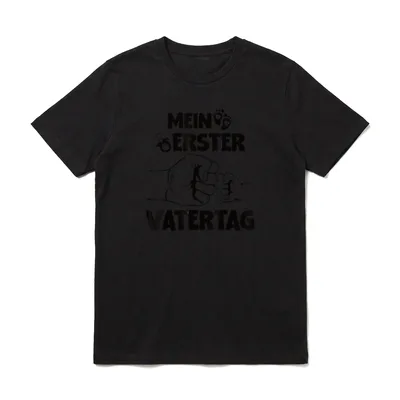 Mein Erster Vatertag Vatertagsgeschenk T-Shirt – Klassisches T-Shirt in Schwarz