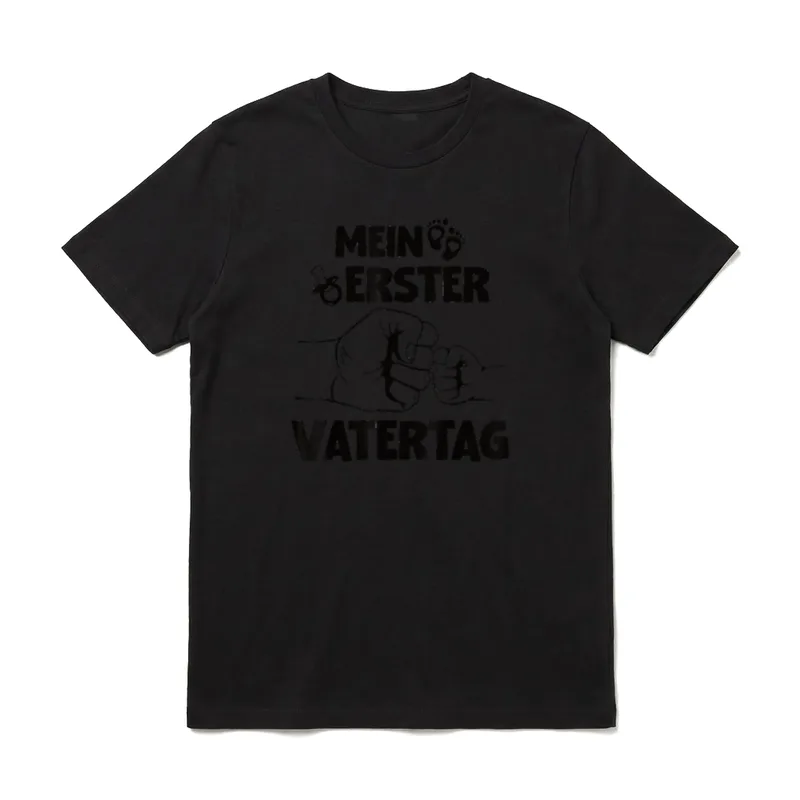 Mein Erster Vatertag Vatertagsgeschenk T-Shirt – Klassisches T-Shirt in Schwarz