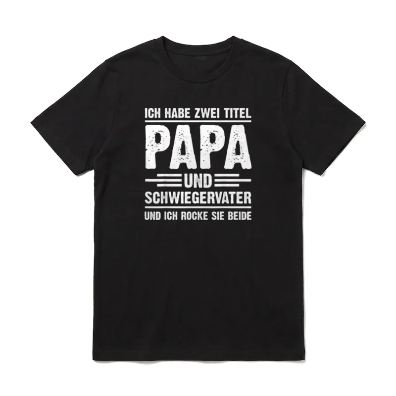 Schwiegervater Vatertag Schwiegereltern T-Shirt – Klassisches T-Shirt in Schwarz