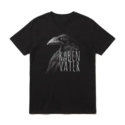 Rabe Vater Rabe Eltern T-Shirt – Klassisches T-Shirt in Schwarz