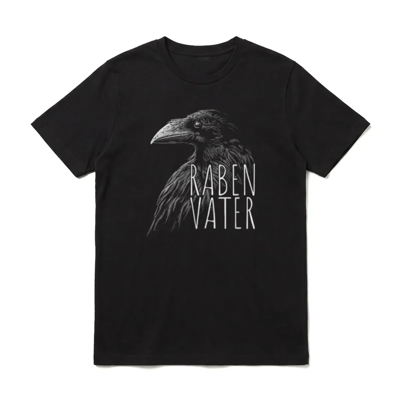 Rabe Vater Rabe Eltern T-Shirt – Klassisches T-Shirt in Schwarz