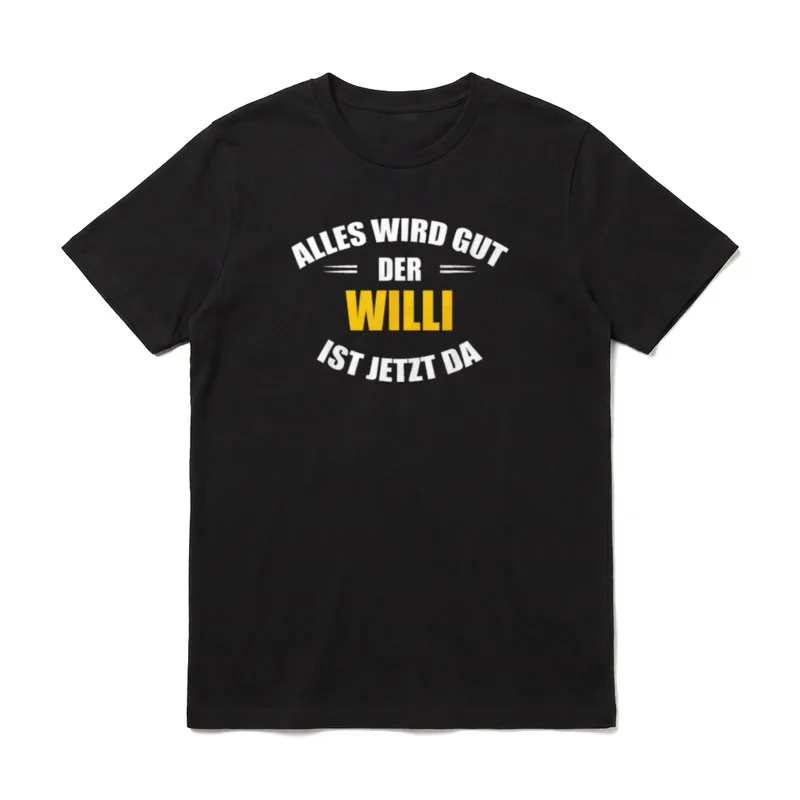 Vorname Willi Personalisierter Spruch T-Shirt – Klassisches T-Shirt in Schwarz