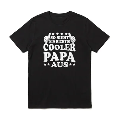 So Sieht Ein Richtig T-Shirt – Klassisches T-Shirt in Schwarz