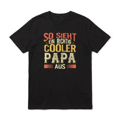 Lustige Männer So sieht T-Shirt – Klassisches T-Shirt in Schwarz