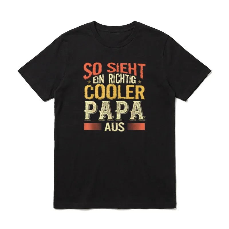 Lustige Männer So sieht T-Shirt – Klassisches T-Shirt in Schwarz