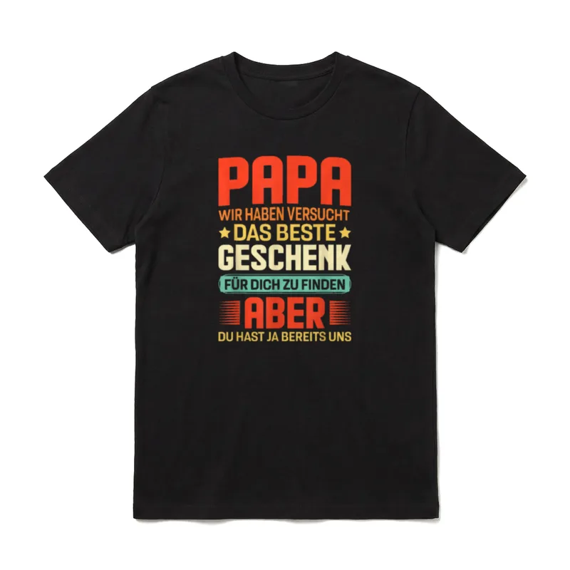 Vater Papa Vatertag Herrentag T-Shirt – Klassisches T-Shirt in Schwarz