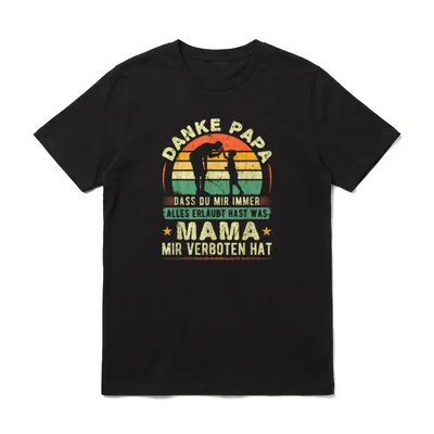 Geschenkideen für den Vatertag T-Shirt – Klassisches T-Shirt in Schwarz