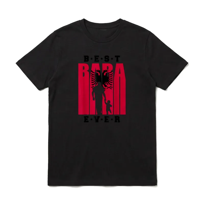 Albanien Baba mit Baby T-Shirt – Klassisches T-Shirt in Schwarz