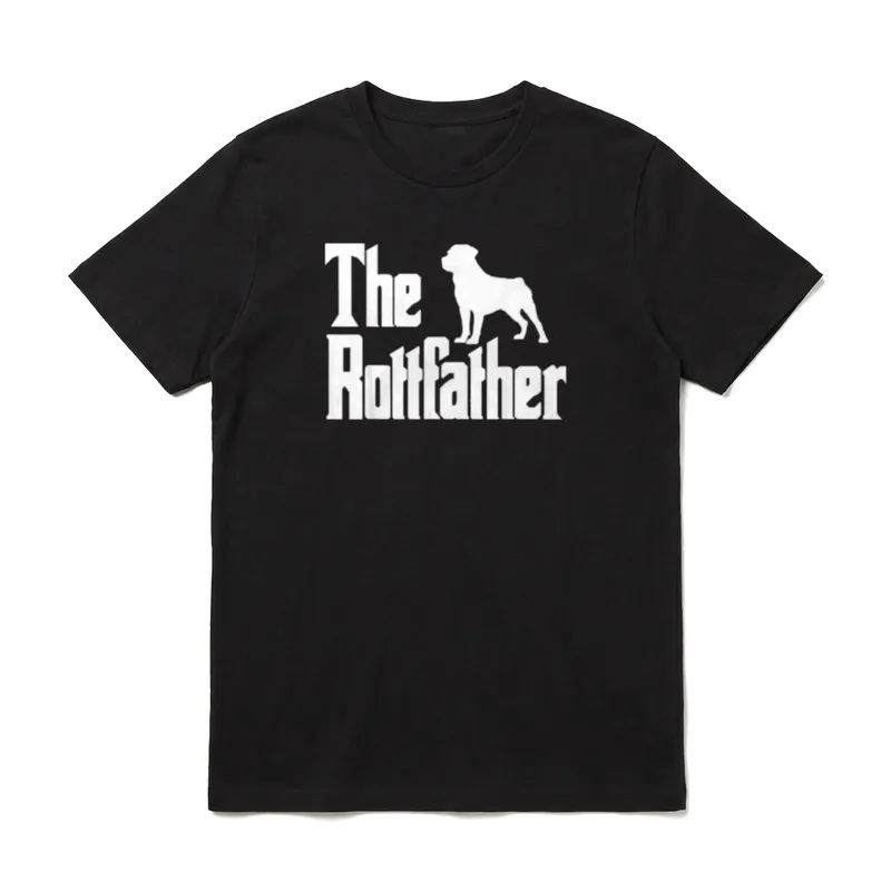The RottFather Lustiges Rottweiler T-Shirt – Klassisches T-Shirt in Schwarz