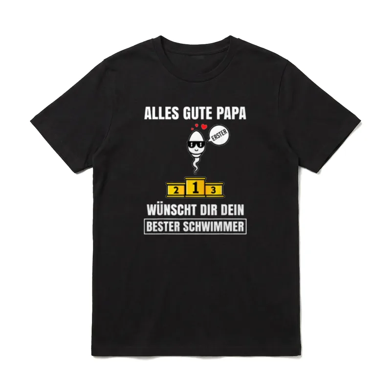 Alles gute Papa dein T-Shirt – Klassisches T-Shirt in Schwarz