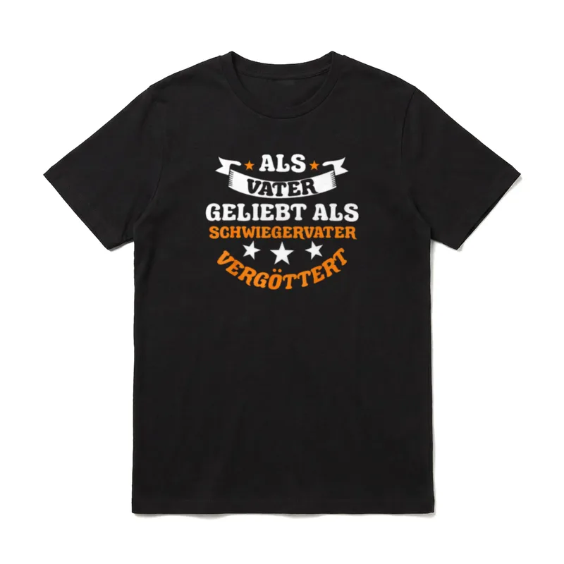 Schwiegervater Vater Schwiegerpapa Papa T-Shirt – Klassisches T-Shirt in Schwarz