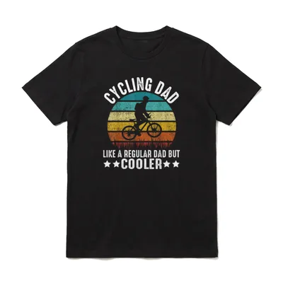 Cycling Dad Like A T-Shirt – Klassisches T-Shirt in Schwarz