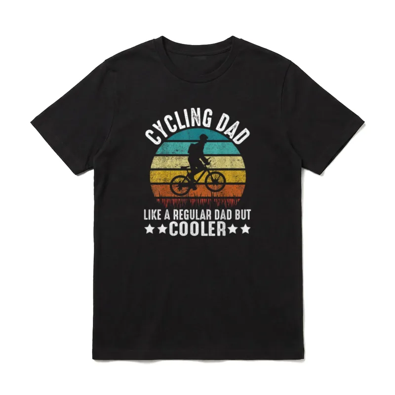 Cycling Dad Like A T-Shirt – Klassisches T-Shirt in Schwarz