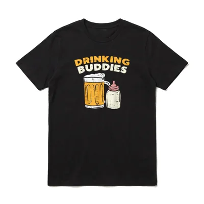 Drinkin Buddies Baby Bottle T-Shirt – Klassisches T-Shirt in Schwarz