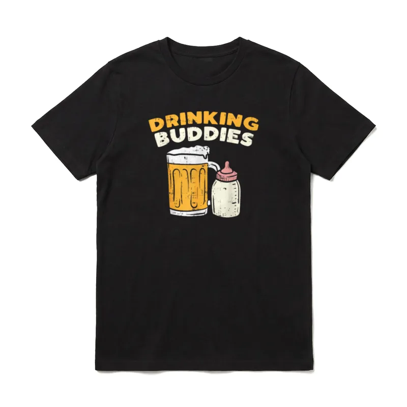 Drinkin Buddies Baby Bottle T-Shirt – Klassisches T-Shirt in Schwarz