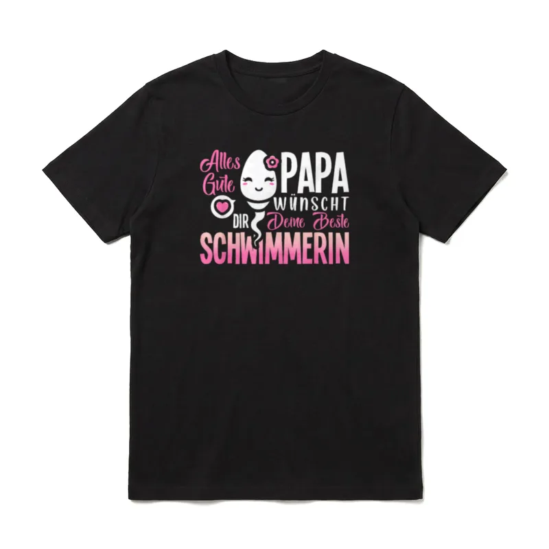 Alles Gute Papa wünscht T-Shirt – Klassisches T-Shirt in Schwarz
