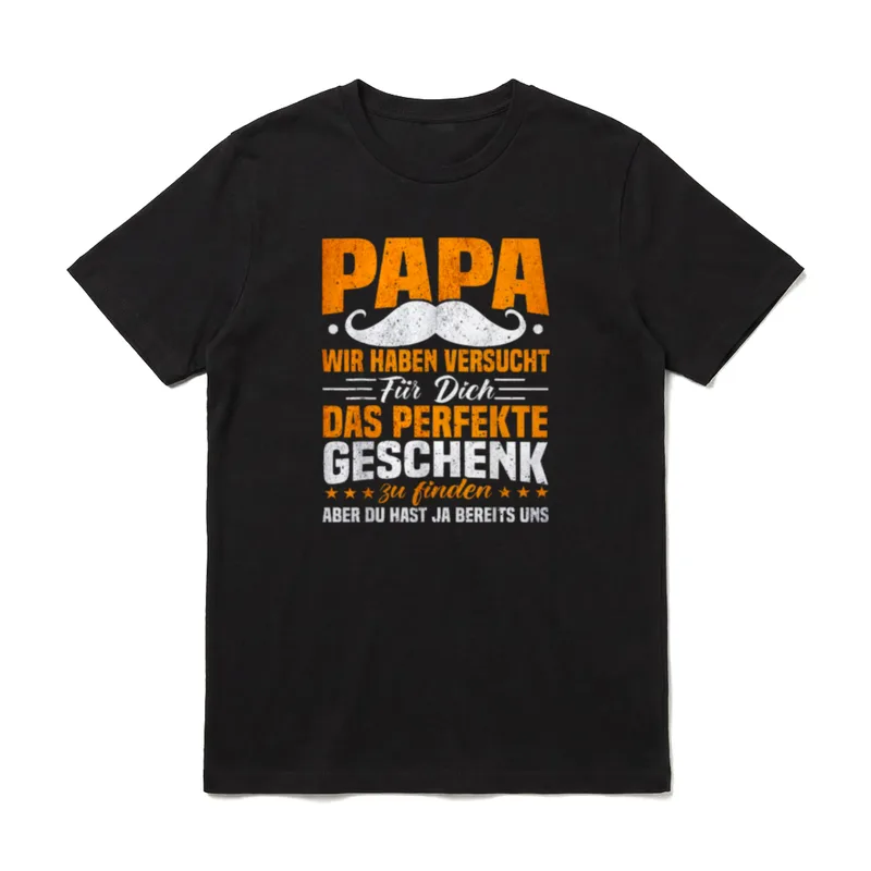 Vatertag Papa Wir Haben T-Shirt – Klassisches T-Shirt in Schwarz