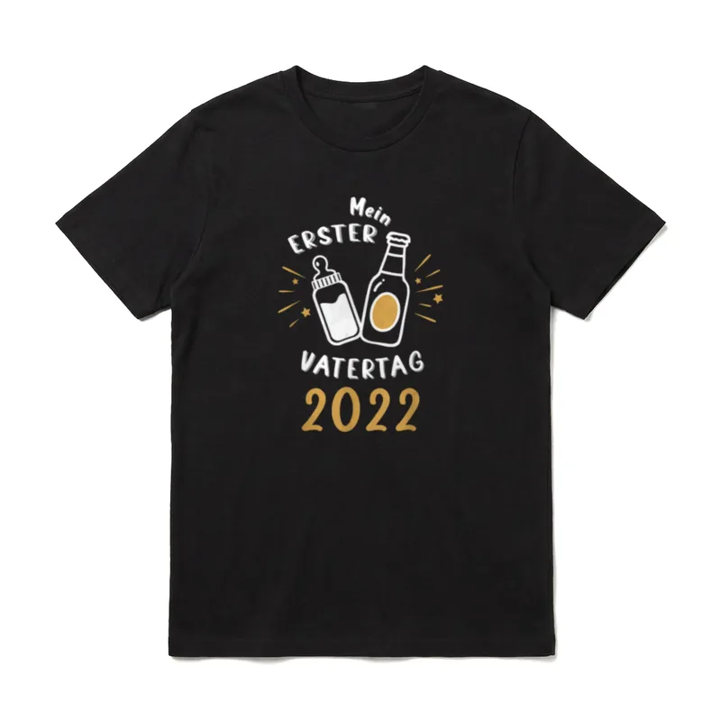 Mein Erster Vatertag 2022 T-Shirt – Klassisches T-Shirt in Schwarz
