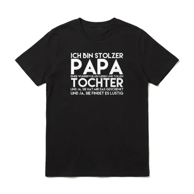 Papatagsgeschenk Herrentagsgeschenk Vatertagsshirt T-Shirt – Klassisches T-Shirt in Schwarz