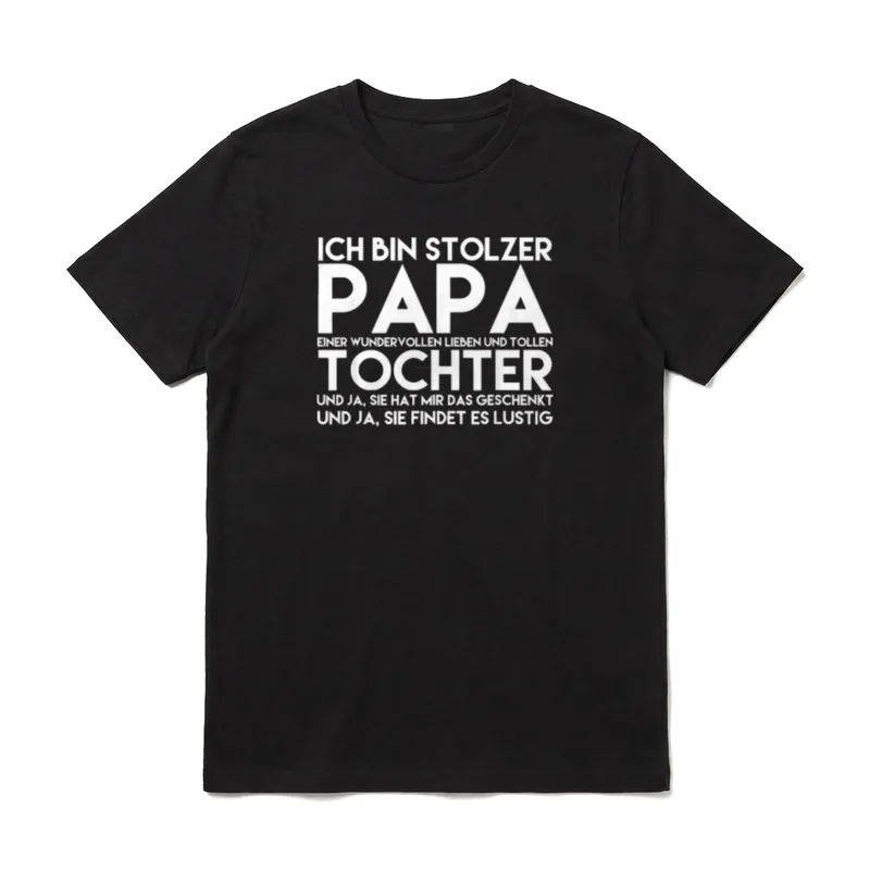 Papatagsgeschenk Herrentagsgeschenk Vatertagsshirt T-Shirt – Klassisches T-Shirt in Schwarz
