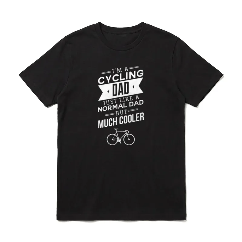 Cycling Dad Cyclist Bicycle T-Shirt – Klassisches T-Shirt in Schwarz