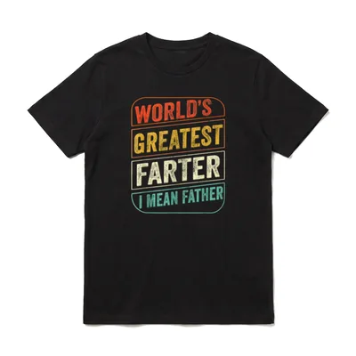 Worlds Greatest Farter Father T-Shirt – Klassisches T-Shirt in Schwarz